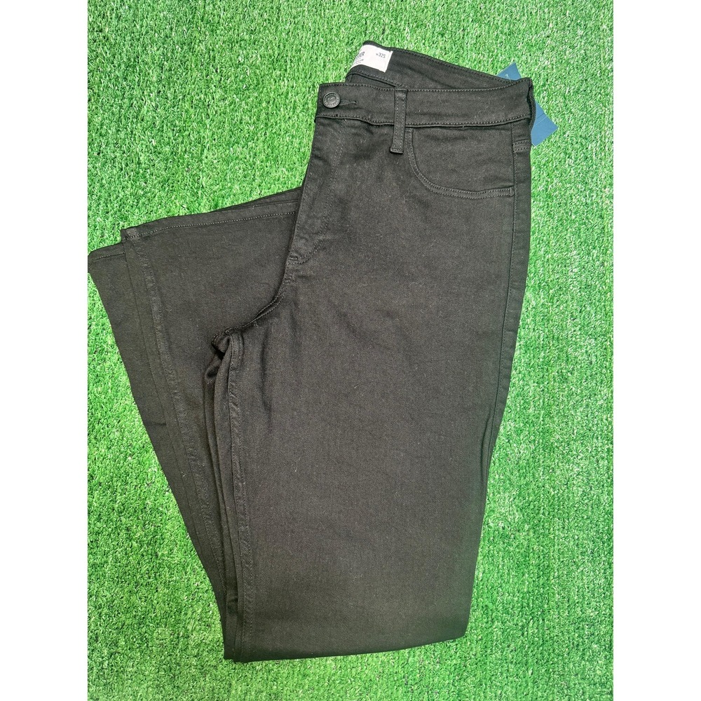 NWT Hollister Curvy High Rise Flare Jeans Black‎ Soft Stretch WMN Size 14S W32S